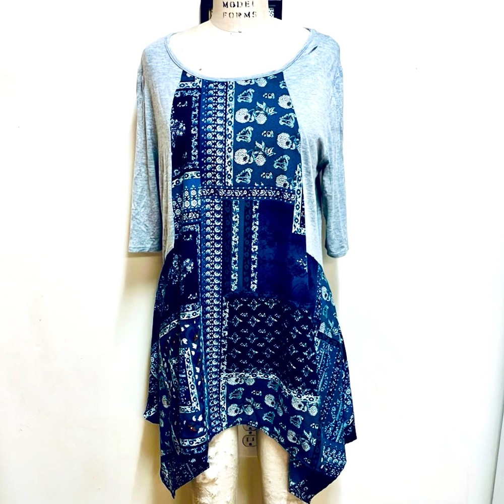 Flamingo Urban Cotton Patchwork Dress
